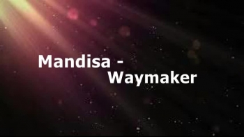 Mandisa - Waymaker lyric video