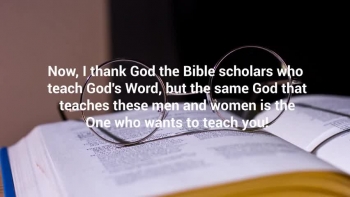 Why don't you ask the Holy Spirit?