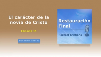 La novia de Jesús tiene un carácter especial.<br />Además:<br />¿SABÍA USTED QUE JESÚS LE AMA, Y QUE MURIÓ EN LA CRUZ POR SUS PECADOS?<br /> <br />Él ya pagó el precio por usted.<br />Sólo basta que usted lo reciba en su corazón y Reconozca que JESUCRISTO es el Señor de su vida y su Salvador.<br />Invítelo hoy a entrar en su corazón, ¡Atrévase!, y siga ahora esta oración:<br /><br />Señor Jesús:<br />●  Yo confieso que soy un pecador y te invito a entrar en mi corazón.<br />●  Perdona mis pecados.<br />●  Yo me entrego a ti.<br />●  Gracias por esta vida eterna que tú me estás dando en estos momentos.<br />●  Yo te confieso ahora como mi Señor y mi Salvador.<br /><br />Lea la Biblia y busque una iglesia cristiana para que le enseñen la Palabra de Dios. Lea Juan 3 :16<br />Visite: www.cristo-viene.cl | Podcast Restauración Final <br />- -   - -   - -   - -   - -   - -   - -   - -   - -   - -   - -   - -   - -   - -   <br /><br />¿SABÍAS  QUE JESÚS TE AMA, Y QUIERE SANARTE DE TODA ENFERMEDAD?<br />  <br />La biblia dice que Jesús llevó tus enfermedades y sufrió tus dolores para que tú ahora estés sano.<br />Sólo tienes que creer en JESÚS y pedirle que entre a tu corazón y perdone tus pecados.<br /><br />●  Repite este versículo de la biblia varias veces al día cada día: “Por las heridas de Jesús fuimos sanados y por esta promesa yo soy sano”. (los azotes que sufrió en la cruz representan tu  sanidad para este tiempo)<br />●  Tienes que creerlo con todo tu corazón porque Jesús te ama y quiere verte sano de cualquier enfermedad. (no te rindas, insiste y créele a Jesús)<br /><br />Lee la biblia y busca una iglesia cristiana. Lee Isaías 53:5<br />Visite: www.cristo-viene.cl | Podcast Restauración Final <br />- -   - -   - -   - -   - -   - -   - -   - -   - -   - -   - -   - -   - -   - -   - - <br /><br />¿Tienes problemas? envíanos tu pedido de oración a: RogaremosPorTi@gmail.com