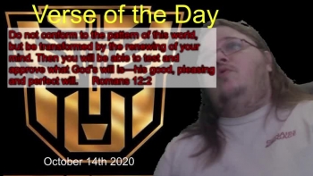 Verse of the Day<br />October 14th 2020<br />Romans 12:2