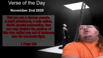 Verse of the Day<br />November 2nd 2020<br />1 Peter 2:9