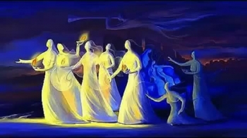 Then shall the kingdom of heaven be likened unto ten virgins, which took their lamps, and went forth to meet the bridegroom.<br />And five of them were wise, and five were foolish.<br />They that were foolish took their lamps, and took no oil with them:<br />But the wise took oil in their vessels with their lamps.  Matthew 25:1-13