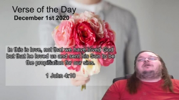 Verse of the Day<br />December 1st 2020<br />1 John 4:10