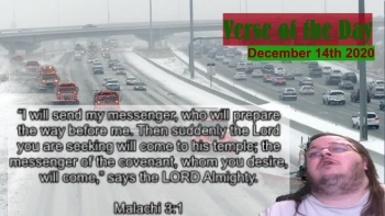Verse of the Day<br />December 14th 2020<br />Malachi 3:1