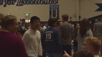 The Mighty Men of Faith singing the song "Now I'm New" at the Valley Christian Schools in San Jose, California.  The song "Now I'm New" speaks to the fact that accepting God will erase the past and that a new life of abundance and love is received.  When the weight of the world feels too heavy, God's love will carry you through.  <br />From the San Francisco Bay Area, gospel recording artist Mighty Men of Faith energize and anoint the soul. Their gospel singing spreads the love of God, their music is heartfelt and soul-stirring from the first note.