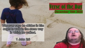 Verse of the Day<br />December 16th 2020<br />1 John 2:6