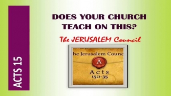 Council of Jerusalem, <br />a conference of the Christian Apostles in Jerusalem in about 50 AD that decreed that Gentile Christians did not have to observe the Mosaic Law <br />of the Jews. <br />