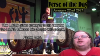Verse of the Day<br />January 22nd 2021<br />Psalm 29:11