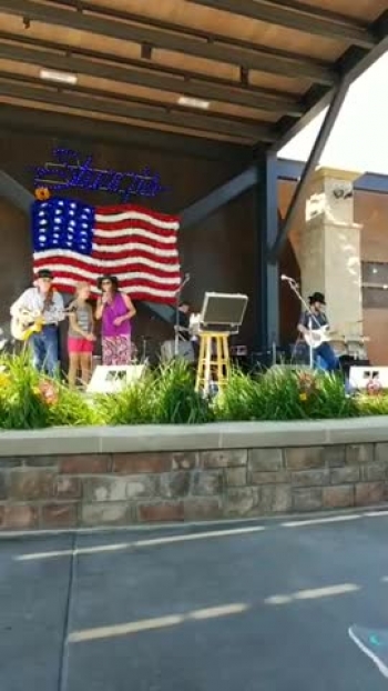 Amazing Grace on Harley Stage in Sturgis 