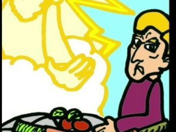 This is a narrated cartoon bible story with background music based on the biblical account as told in Genesis 22.