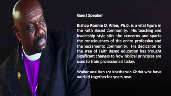 Bishop Ronnie D. Allen, Ph.D. || Issues4Life Foundation's 4th Annual 'MLK' Webcast 