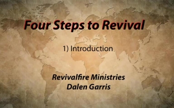 the introduction to the series of messages about igniting revival in our churches