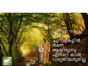 PSALM.17.PART A.  ENGLISH AND MALAYALAM (LOCAL LANGUAGE  IN SOUTH INDIA.) 