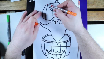 How To Draw Folding Pumpin Art. 