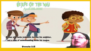 Verse of the Day<br />April 13th 2021<br />Proverbs 11:12