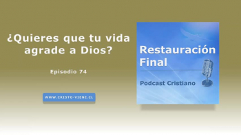 Nuestro buen Dios nos enseña la manera.<br /><br />Además:<br />¿SABÍA USTED QUE JESÚS LE AMA, Y QUE MURIÓ EN LA CRUZ POR SUS PECADOS?<br /> <br />Él ya pagó el precio por usted.<br />Sólo basta que usted lo reciba en su corazón y Reconozca que JESUCRISTO es el Señor de su vida y su Salvador.<br />Invítelo hoy a entrar en su corazón, ¡Atrévase!, y siga ahora esta oración:<br /><br />Señor Jesús:<br />●  Yo confieso que soy un pecador y te invito a entrar en mi corazón.<br />●  Perdona mis pecados.<br />●  Yo me entrego a ti.<br />●  Gracias por esta vida eterna que tú me estás dando en estos momentos.<br />●  Yo te confieso ahora como mi Señor y mi Salvador.<br /><br />Lea la Biblia y busque una iglesia cristiana para que le enseñen la Palabra de Dios. Lea Juan 3 :16<br />Visite: www.cristo-viene.cl | Podcast Restauración Final <br />- -   - -   - -   - -   - -   - -   - -   - -   - -   - -   - -   - -   - -   - -   <br /><br />¿SABÍAS  QUE JESÚS TE AMA, Y QUIERE SANARTE DE TODA ENFERMEDAD?<br />  <br />La biblia dice que Jesús llevó tus enfermedades y sufrió tus dolores para que tú ahora estés sano.<br />Sólo tienes que creer en JESÚS y pedirle que entre a tu corazón y perdone tus pecados.<br /><br />●  Repite este versículo de la biblia varias veces al día cada día: “Por las heridas de Jesús fuimos sanados y por esta promesa yo soy sano”. (los azotes que sufrió en la cruz representan tu  sanidad para este tiempo)<br />●  Tienes que creerlo con todo tu corazón porque Jesús te ama y quiere verte sano de cualquier enfermedad. (no te rindas, insiste y créele a Jesús)<br /><br />Lee la biblia y busca una iglesia cristiana. Lee Isaías 53:5<br />Visite: www.cristo-viene.cl | Podcast Restauración Final <br />- -   - -   - -   - -   - -   - -   - -   - -   - -   - -   - -   - -   - -   - -   - - <br /><br />¿Tienes problemas? envíanos tu pedido de oración a: RogaremosPorTi@gmail.com