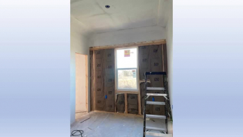 LPCC church work to rebuild a cabin for an elderly lady.