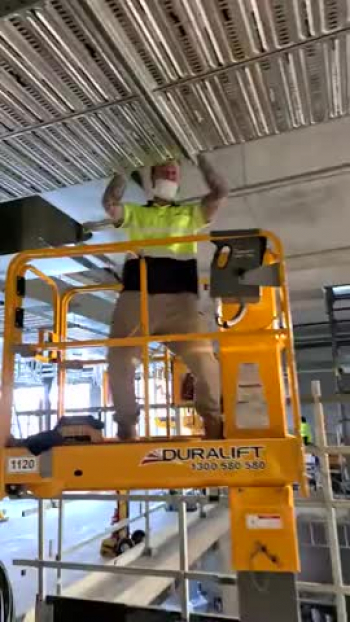 Duralift Vertical Lift in action