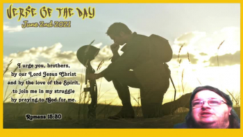 Verse of the Day<br />June 2nd 2021<br />Romans 15:30