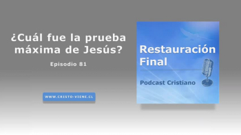 ¡Sólo Jesucristo pudo vencer!<br />Además:<br />¿SABÍA USTED QUE JESÚS LE AMA, Y QUE MURIÓ EN LA CRUZ POR SUS PECADOS?<br /> <br />Él ya pagó el precio por usted.<br />Sólo basta que usted lo reciba en su corazón y Reconozca que JESUCRISTO es el Señor de su vida y su Salvador.<br />Invítelo hoy a entrar en su corazón, ¡Atrévase!, y siga ahora esta oración:<br /><br />Señor Jesús:<br />●  Yo confieso que soy un pecador y te invito a entrar en mi corazón.<br />●  Perdona mis pecados.<br />●  Yo me entrego a ti.<br />●  Gracias por esta vida eterna que tú me estás dando en estos momentos.<br />●  Yo te confieso ahora como mi Señor y mi Salvador.<br /><br />Lea la Biblia y busque una iglesia cristiana para que le enseñen la Palabra de Dios. Lea Juan 3 :16<br />Visite: www.cristo-viene.cl | Podcast Restauración Final <br />- -   - -   - -   - -   - -   - -   - -   - -   - -   - -   - -   - -   - -   - -   <br /><br />¿SABÍAS  QUE JESÚS TE AMA, Y QUIERE SANARTE DE TODA ENFERMEDAD?<br />  <br />La biblia dice que Jesús llevó tus enfermedades y sufrió tus dolores para que tú ahora estés sano.<br />Sólo tienes que creer en JESÚS y pedirle que entre a tu corazón y perdone tus pecados.<br /><br />●  Repite este versículo de la biblia varias veces al día cada día: “Por las heridas de Jesús fuimos sanados y por esta promesa yo soy sano”. (los azotes que sufrió en la cruz representan tu  sanidad para este tiempo)<br />●  Tienes que creerlo con todo tu corazón porque Jesús te ama y quiere verte sano de cualquier enfermedad. (no te rindas, insiste y créele a Jesús)<br /><br />Lee la biblia y busca una iglesia cristiana. Lee Isaías 53:5<br />Visite: www.cristo-viene.cl | Podcast Restauración Final <br />- -   - -   - -   - -   - -   - -   - -   - -   - -   - -   - -   - -   - -   - -   - - <br /><br />¿Tienes problemas? envíanos tu pedido de oración a: RogaremosPorTi@gmail.com