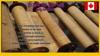 Verse of the Day<br />July 1st 2021<br />Romans 15:4