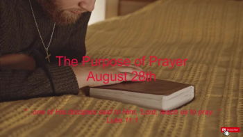 The Purpose of Prayer 