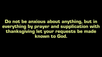 Life tends to be chaotic and it's difficult to find a quiet time to pray. 