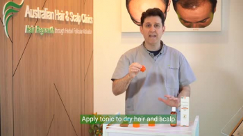How to Use Hair Tonic - Australian Hair & Scalp Clinics 