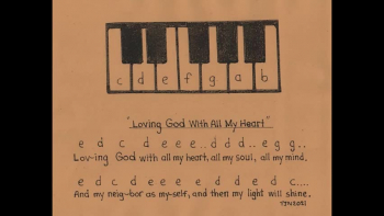 ' Loving God With All My Heart ' same melody as ' Mary Had A Little Lamb ' 