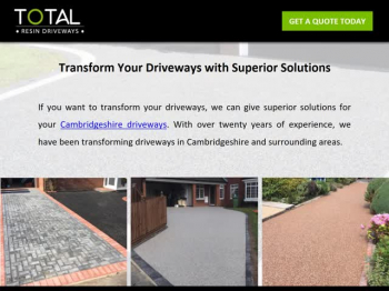 Get Superior Solutions for Cambridgeshire Driveways 