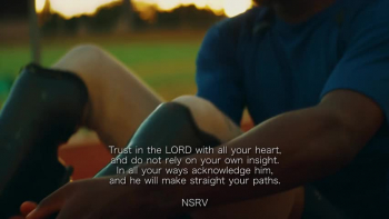 7 readings of Proverbs 3:5-6.  in a cinematic  video  style.<br />#Bible #Christian #bibletranslations<br /><br />CEB = Common English Bible<br />CEV = Contemporary English Version<br />KJV= King James Version <br />LEB = Lexham English Bible<br />NIV = New International Version<br />NLT = New Living Translation<br />NRSV = New Revised Standard Version<br /><br />Reading:<br />Dorsey Jackson - https://youtu.be/DxFyjYpKUVE<br />of Dorsey Jackson Global<br />at Compound City <br /><br />Music:<br />against-all-odds by caleb-etheridge - Artlist<br /><br />1. Contemporary English Version<br />Scripture quotations marked (CEV) are from the Contemporary English Version Copyright © 1991, 1992, 1995 by American Bible Society, Used by Permission.<br /><br />2. Scripture taken from the Common English Bible®, CEB® Copyright © 2010, 2011 by Common English Bible.™ Used by permission. All rights reserved worldwide. The "CEB" and "Common English Bible" trademarks are registered in the United States Patent and Trademark Office by Common English Bible. Use of either trademark requires the permission of Common English Bible.<br /><br />3. New International Version<br />Scripture quotations taken from The Holy Bible, New International Version® NIV® Copyright © 1973 1978 1984 2011 by Biblica, Inc. TM Used by permission. All rights reserved worldwide.<br /><br />4.  New Revised Standard Version<br />cripture quotations are from New Revised Standard Version Bible, copyright © 1989 National Council of the Churches of Christ in the United States of America. Used by permission. All rights reserved worldwide.<br /><br />5. New Living Translation<br />Scripture quotations marked (NLT) are taken from the Holy Bible, New Living Translation, copyright ©1996, 2004, 2015 by Tyndale House Foundation. Used by permission of Tyndale House Publishers, Carol Stream, Illinois 60188. All rights reserved.<br /><br />6.  King James Version<br /><br />7. Lexham English Bible<br />Scripture quotations marked (LEB) are from the Lexham English Bible. Copyright 2012 Logos Bible Software. Lexham is a registered trademark of Logos Bible Software.