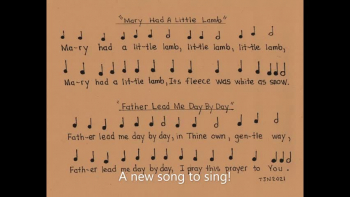 'Father Lead Me Day By Day'   same melody as    'Mary Had A Little Lamb' 