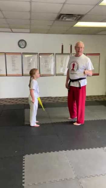 Totally Christian Karate yellow belt self defense 