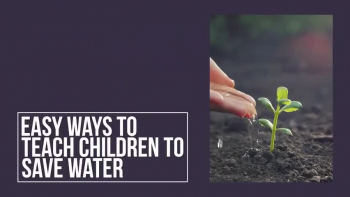 It's important to conserve water as it is essential for all living beings on earth. Here are some ways to save water.