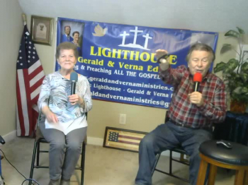 Gettin ready.<br />This was recorded when Verna had recently started treatment for A-Fib.  This condition caused her to become very weak & disturbed her singing.  As of today she is about 90% back.  Pray for her full restoration.