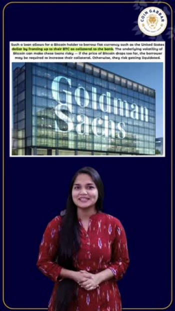 Goldman Sachs offers first bitcoin - backed loan as wall Street embraces Crypto<br />