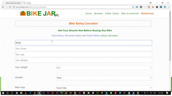 How To Use Bikejar Bicycle Sizing Calculator 