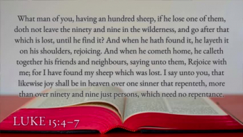 Heaven Rejoices Over Just One Sinner That Repents