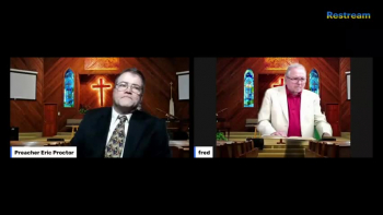 this was the first time me preacher Eric  proctor And my Dad  Rev Fred Proctor  live stream<br />togather I thought it was a great service and I want to share it with you