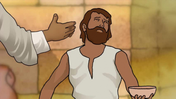 Jesus Heals a Blind Man 