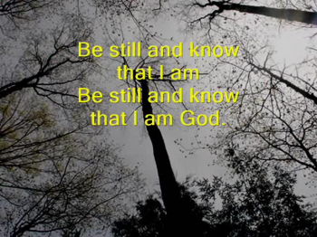 Be Still and Know (2020) 