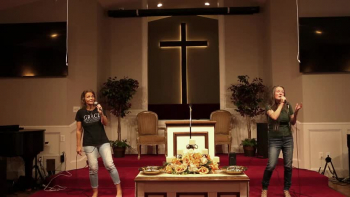 'My Kingdom Purpose is Alive in Me' song rehearsal - Lynnmarie Hinerman & Tammy Thompson 