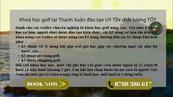 Khoa hoc golf tai Thanh Xuan dao tao uy tin chat luong tot