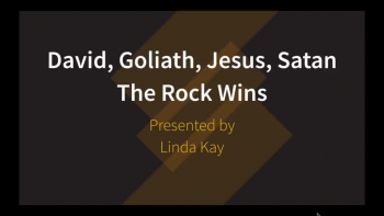 David, Goliath, Jesus, Satan - The Rock Wins 