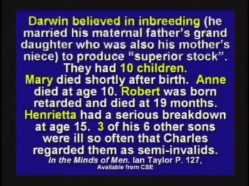 In The Dangers of Evolution, Dr. Hovind reveals the terrible effects that evolutionary beliefs have had on societies throughout history. Giving examples of evolution-based philosophies being used to rationalize the brutal acts of rulers, he exposes evolutionary propaganda in its effort toward the "New World Order."