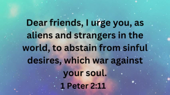1 Peter 2:11 