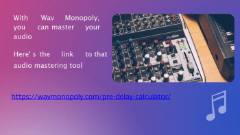 Reverb and delay are essential tools in music production. The sound of a recording or live performance by them. We'll talk about delay and reverb and how a Reverb Calculator can help sound engineers and producers. Check out reverb calculator here - https://wavmonopoly.com/pre-delay-calculator/