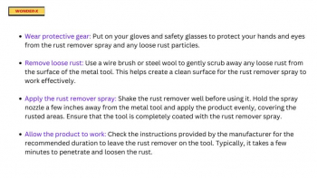 Metal tools are a crucial part of any DIY or professional project. However, even the most durable metal tools can fall prey to rust, causing them to lose their effectiveness and longevity. Fortunately, there is a solution – Rust Remover Spray! This powerful spray can restore your metal tools to their former glory by removing rust and preventing future corrosion.<br /><br />Website - https://trywonderx.com/products/wonder-x<br />Address - Suprabha Corporate House, 373, Somwar Peth, Pune - 411 001, India<br />Call Us - 02026061530<br />Email - info@trywonderx.com