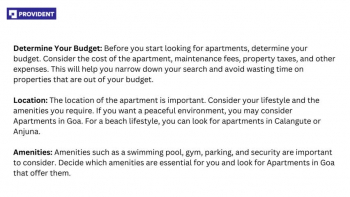 Flats in Goa | Apartments in Goa | Provident Housing