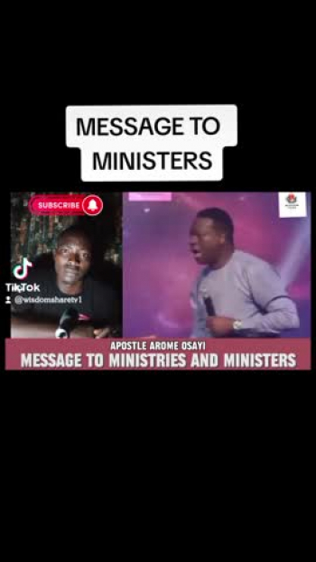 MESSAGE TO MINISTERS 